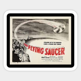 The flying saucer Sticker